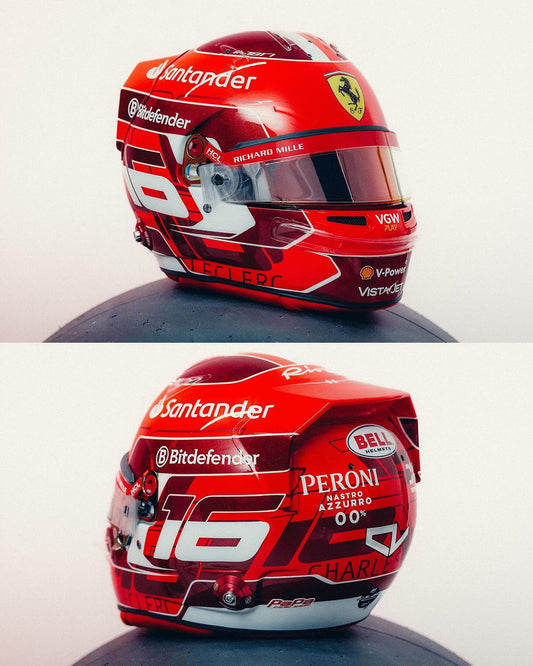 [Pre-Order] Bell 1:2 Scuderia Ferrari 2024 Charles Leclerc Helmet