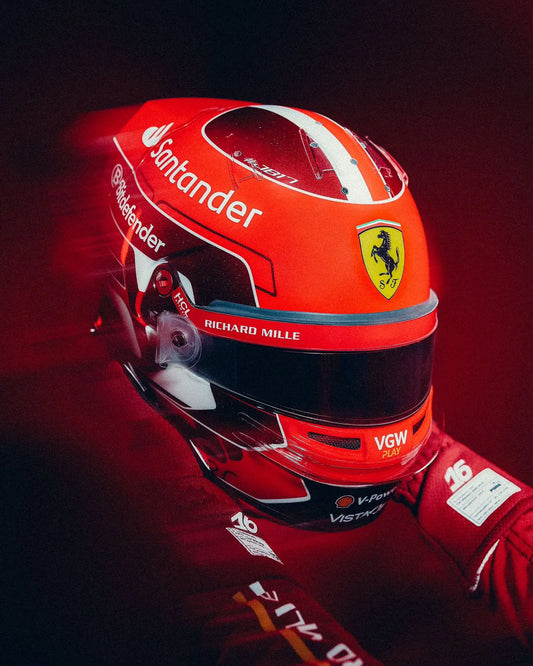 [Pre-Order] Bell 1:2 Scuderia Ferrari 2024 Charles Leclerc Helmet