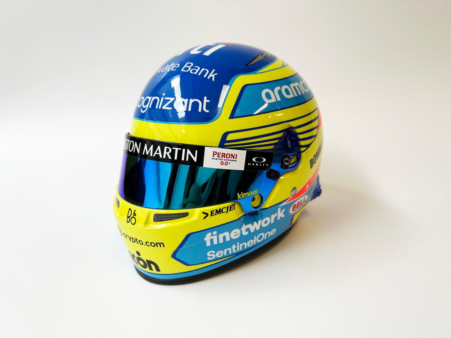 [Pre-Order] Bell Aston Martin F1 2023 Fernando Alonso Helmet Model 1:2