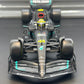Bburago 1:24 Mercedes-AMG Petronas 2023 W14 with Driver's Helmet & Showcase