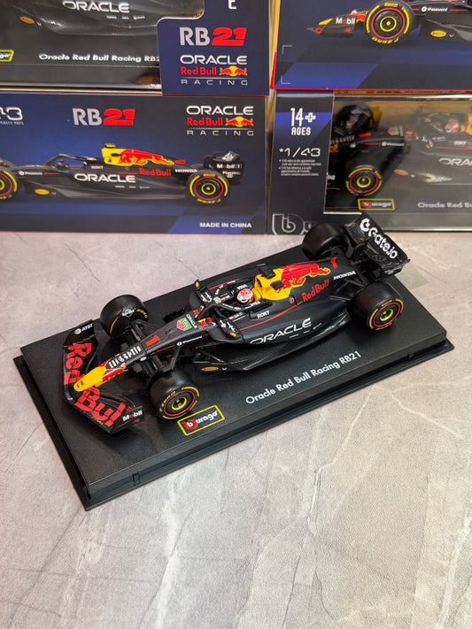 Bburago 1:43 Red Bull Racing 2025 RB21 with Acrylic Showcase