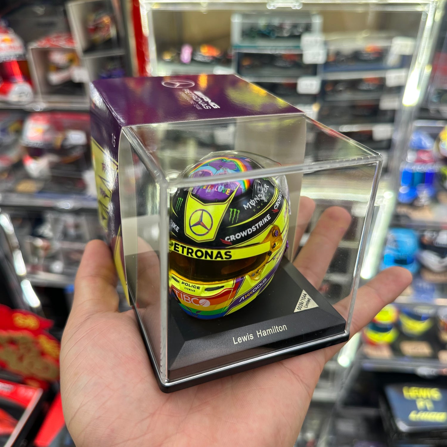 Lewis Hamilton Helmets Collection
