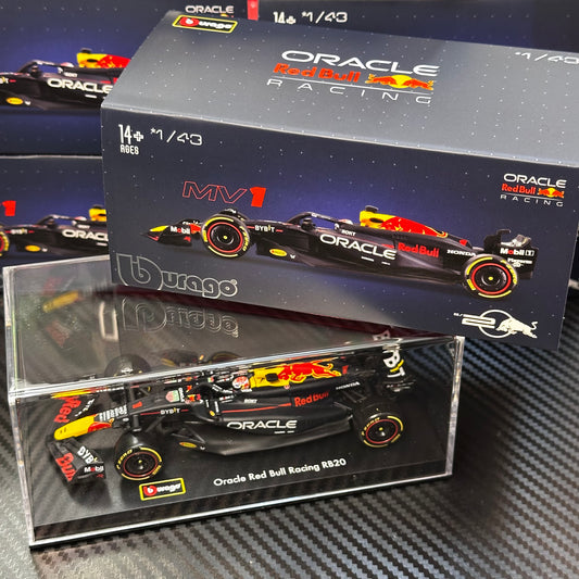 [In-Stock] Bburago 1:43 Red Bull Racing 2024 RB20 with Acrylic Showcase