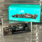 Bburago Mercedes-AMG Petronas W14 Performance (2023) with Driver's Helmet &amp; Showcase 1:43