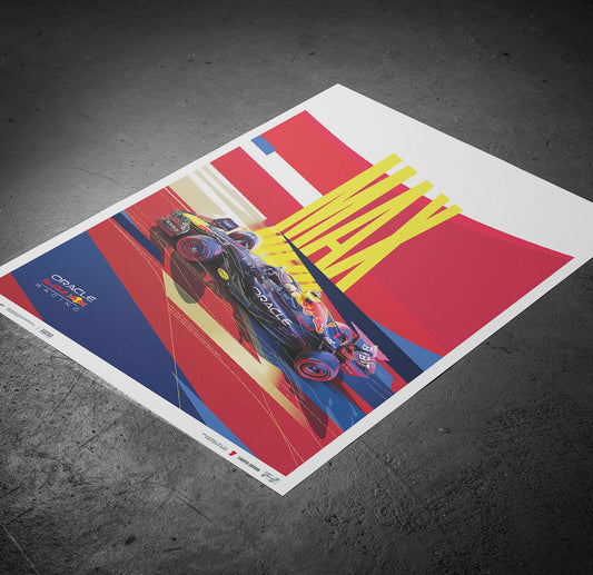 [Pre-Order] Oracle Red Bull Racing 2022 Max Verstappen RB18 Poster
