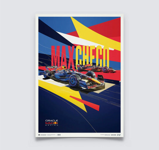 [Pre-Order] Oracle Red Bull Racing 2022 Max & Checo RB18 Poster