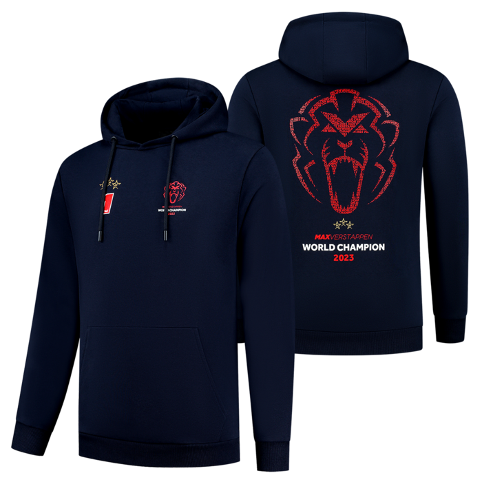 [Pre-Order] Red Bull Racing 2023 Max Verstappen 3-Time World Champion Hoodie