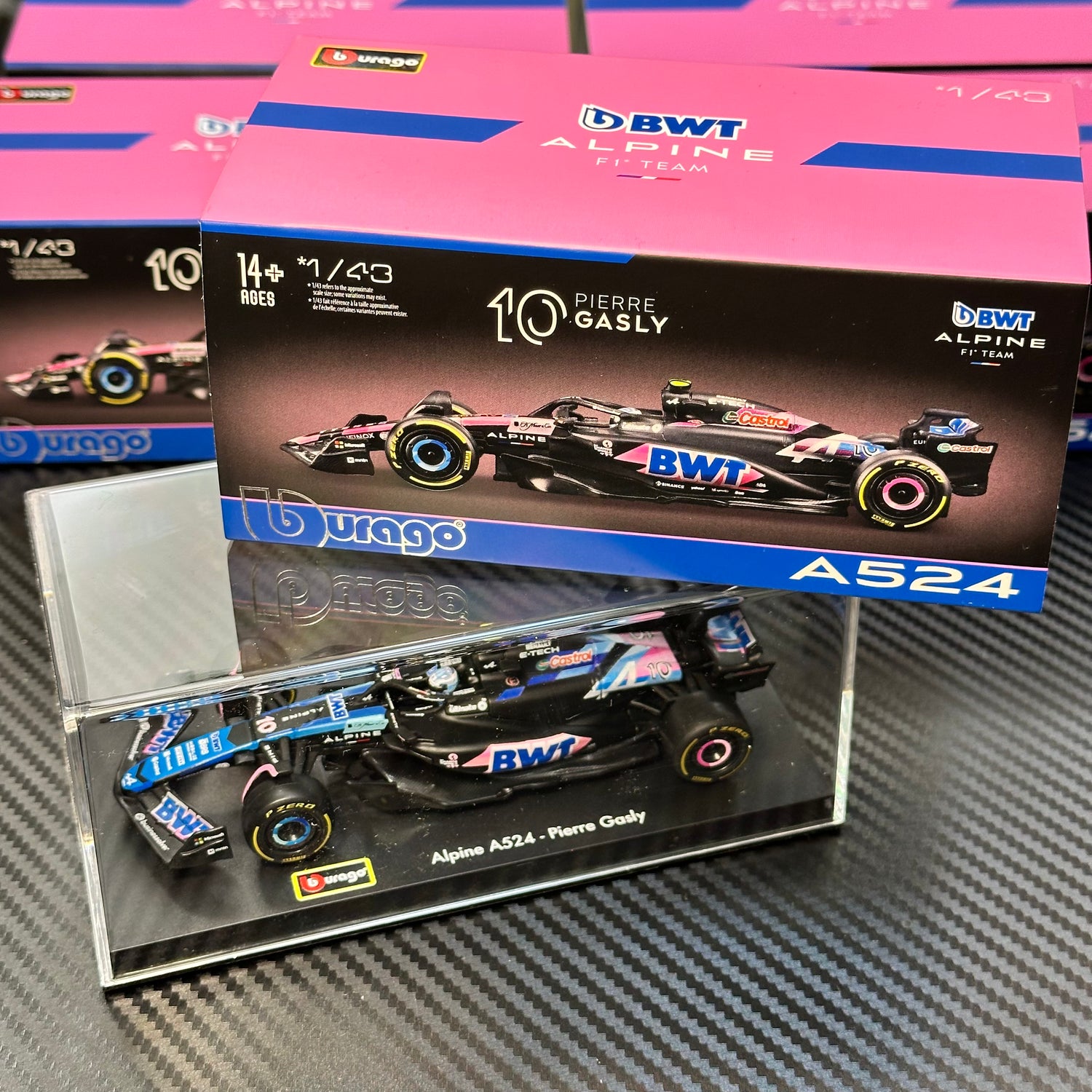 Bburago 1:43 with Driver & Showcase Car Models