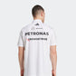 [Pre-Order] Mercedes-AMG F1 2025 Adidas Team Polo - White
