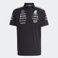 [Pre-Order] Mercedes-AMG F1 2025 Adidas Team Polo - Black