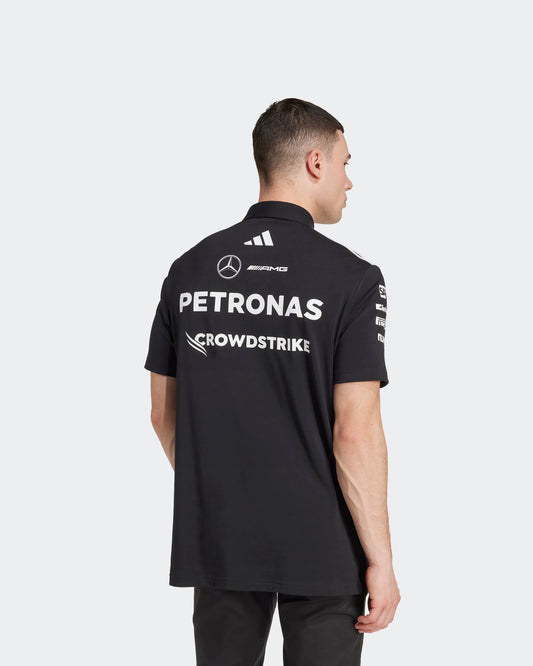 [Pre-Order] Mercedes-AMG F1 2025 Adidas Team Polo - Black