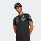 [Pre-Order] Mercedes-AMG F1 2025 Adidas Authentic Team T-Shirt - Black