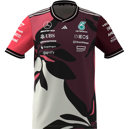 [Pre-Order] Mercedes-AMG F1 2025 Adidas Authentic Miami GP Team T-Shirt