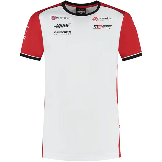 [Pre-Order] Haas F1 2025 Team T-Shirt - White