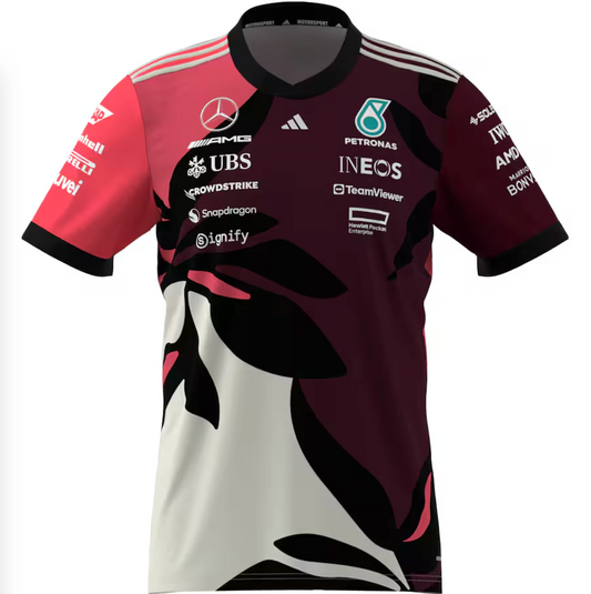 [Pre-Order] Mercedes-AMG F1 2025 Adidas Miami GP Team T-Shirt