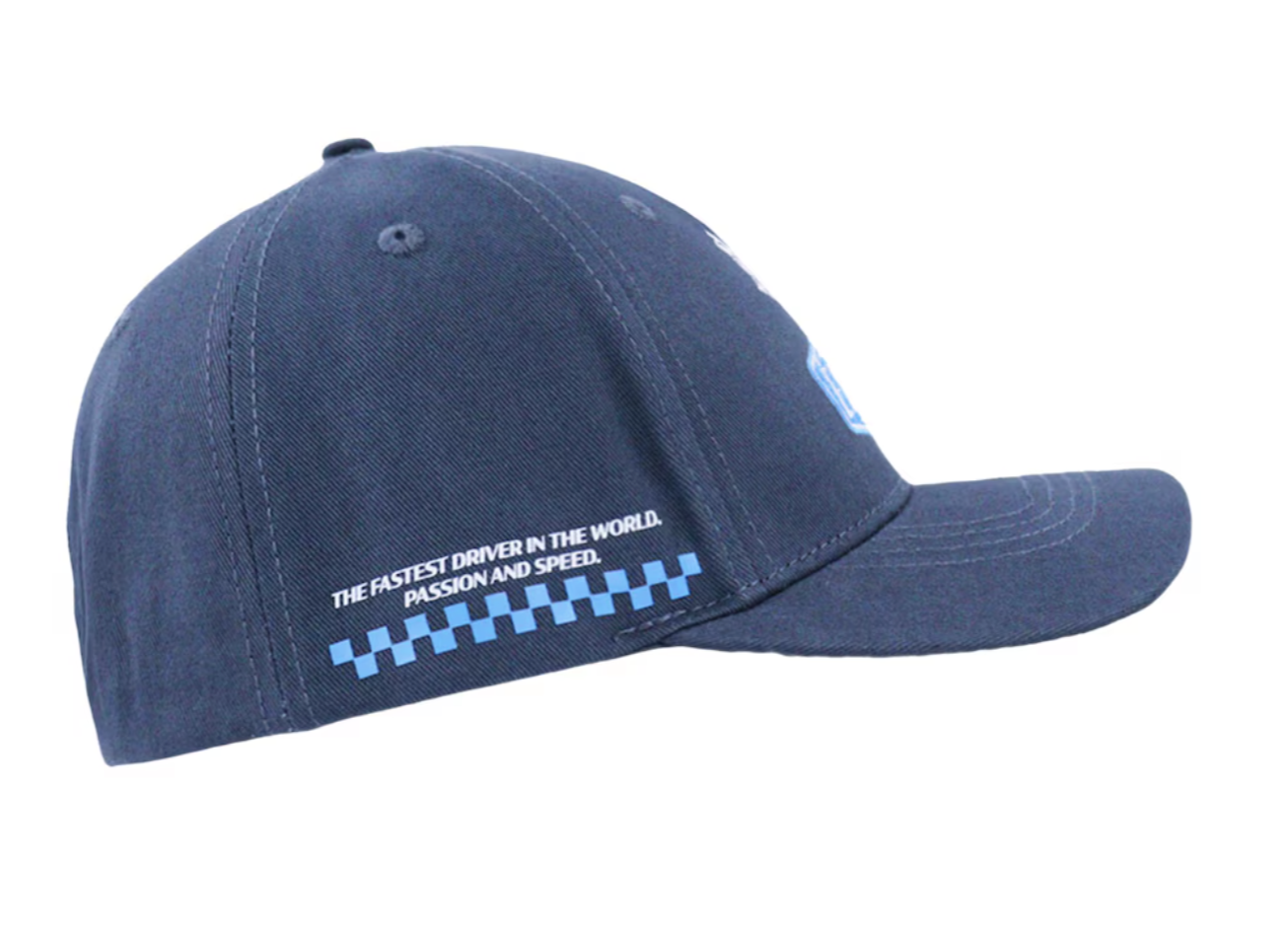 Ayrton Senna x Netflix Cap - Grey Blue