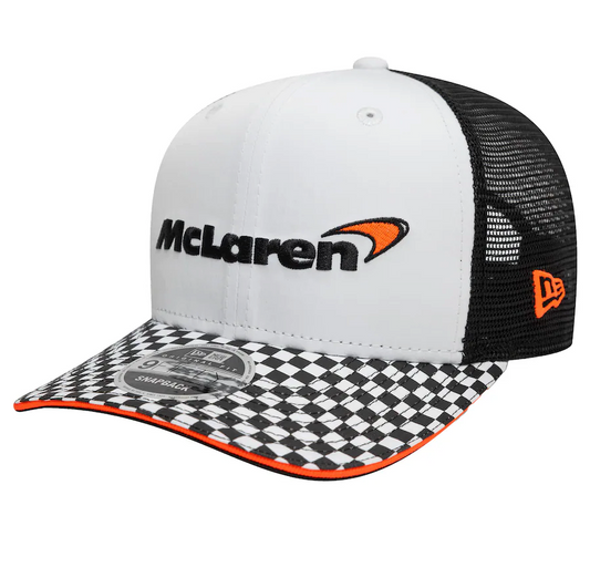 [Pre-Order] McLaren F1 2025 Checkered Visor 9FIFTY Pre Curve Cap