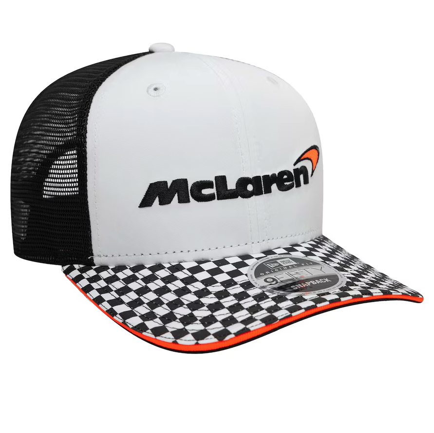 [Pre-Order] McLaren F1 2025 Checkered Visor 9FIFTY Pre Curve Cap