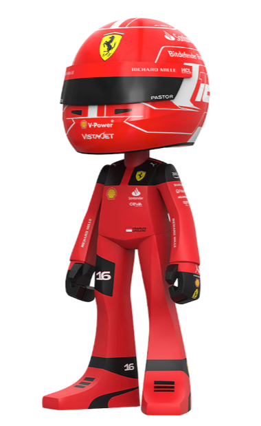 [Pre-Order] Scuderia Ferrari Mighty Jaxx 2023 Charles Leclerc Collectable Figurine