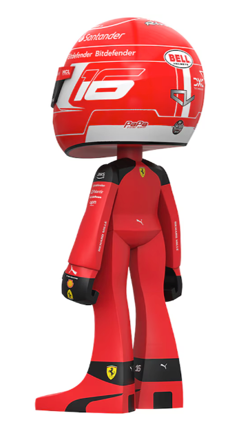 [Pre-Order] Scuderia Ferrari Mighty Jaxx 2023 Charles Leclerc Collectable Figurine