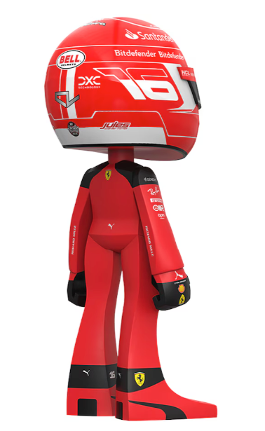 [Pre-Order] Scuderia Ferrari Mighty Jaxx 2023 Charles Leclerc Collectable Figurine