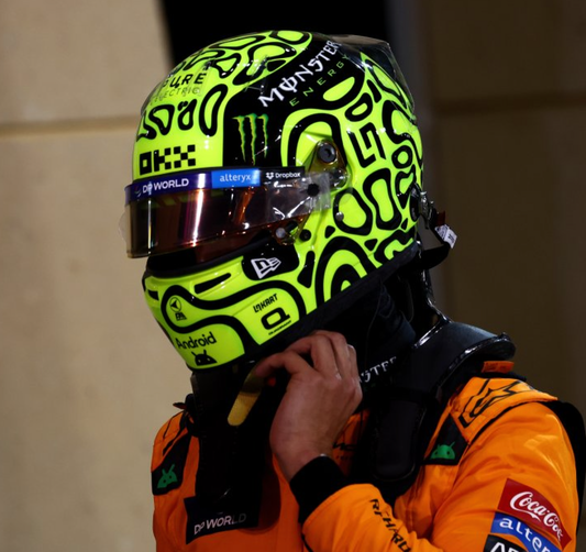 [Pre-Order] Spark 1:5 McLaren F1 2024 Lando Norris Season Helmet Model