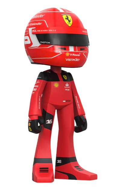 [Pre-Order] Scuderia Ferrari Mighty Jaxx 2023 Charles Leclerc Collectable Figurine