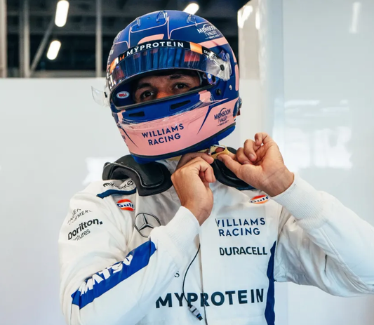 [Pre-Order] Spark 1:5 Williams Racing 2024 Alex Albon Season Helmet Model
