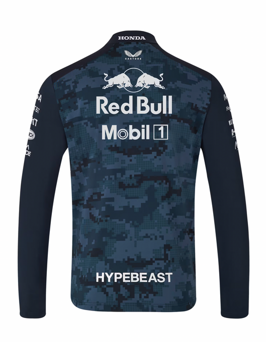[Pre-Order] Red Bull Racing 2025 x Hypebeast Team Half Zip Sweater