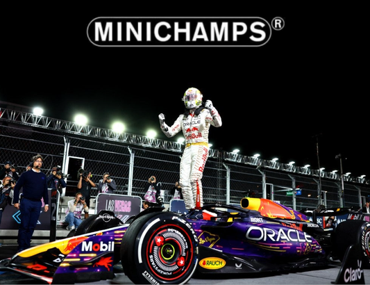 [Pre-Order] Minichamps Red Bull Racing 2023 RB19 Max Verstappen Las Vegas GP 1:43 | 1:18