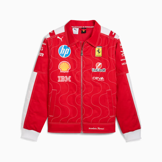 [Pre-Order] Scuderia Ferrari 2025 Monza GP Team Racing Jacket
