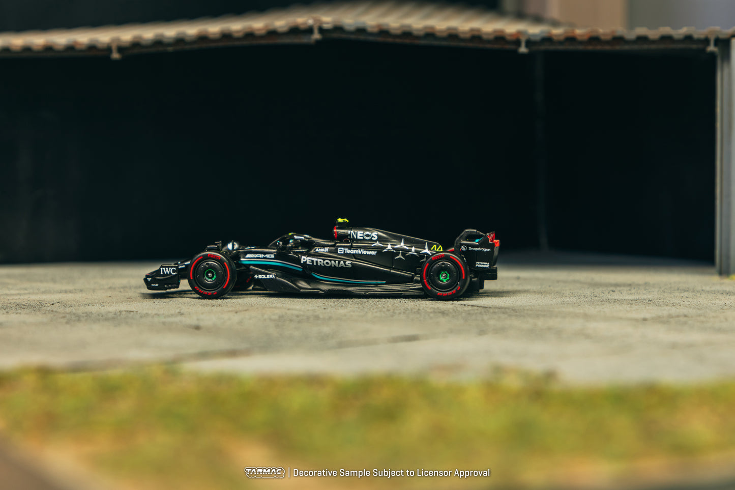 [Pre-Order] Tarmac 1:64 Mercedes-AMG F1 2023 W14 Lewis Hamilton Hungarian GP