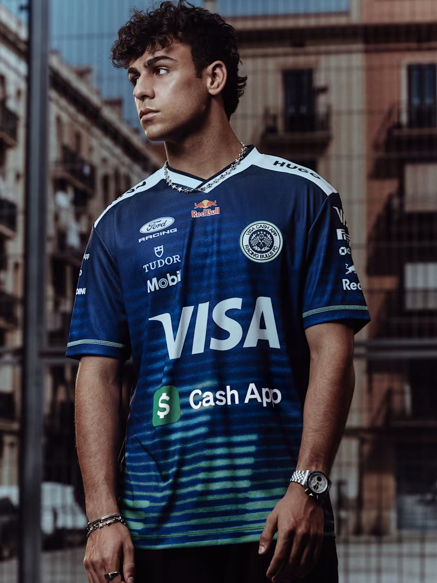 [Pre-Order] VisaCashApp RB 2026 Arvid Lindblad Barcelona GP Football Jersey