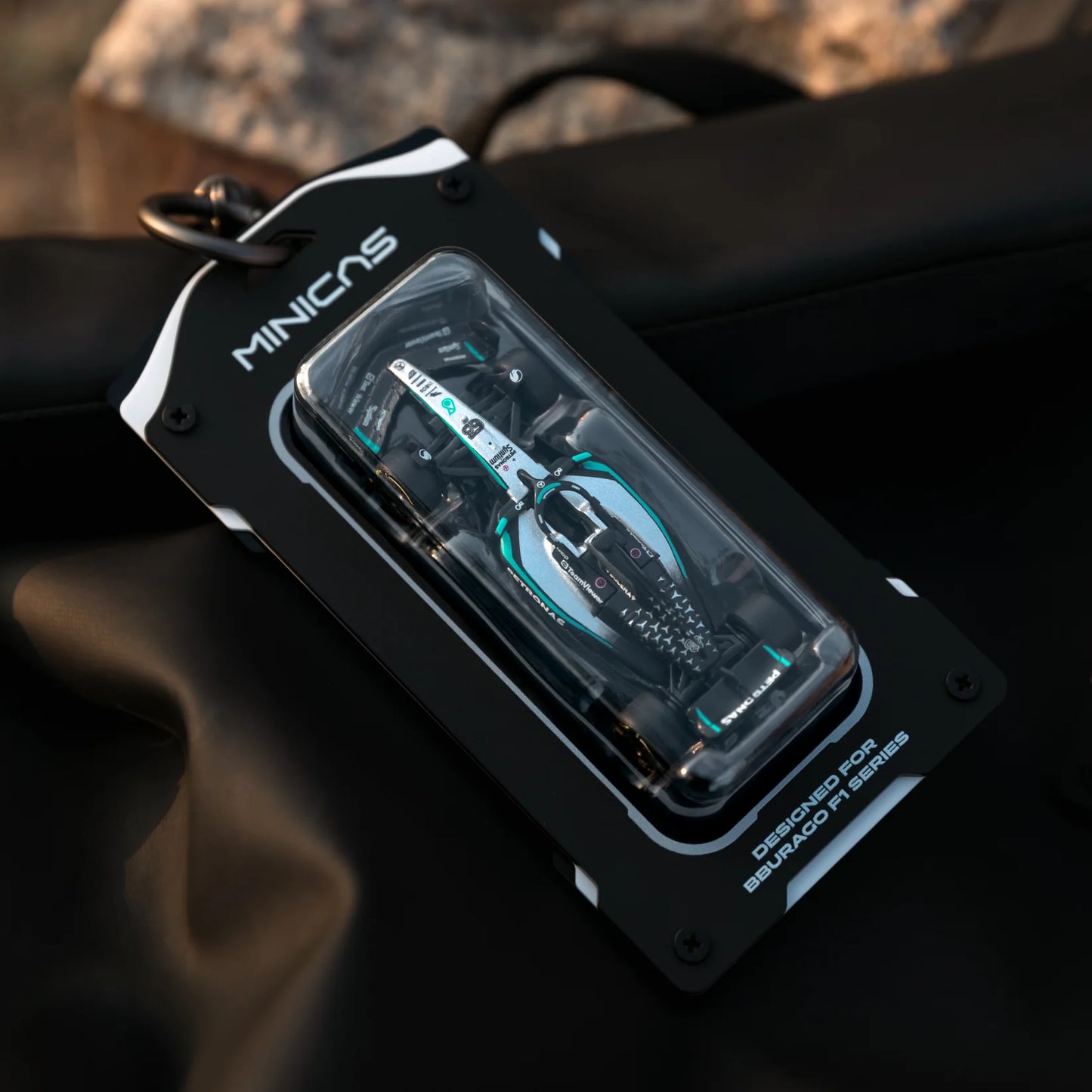 FORM-TAG 64 | Formula 1 Model Car Keychain Display Case - Mercedes-AMG F1