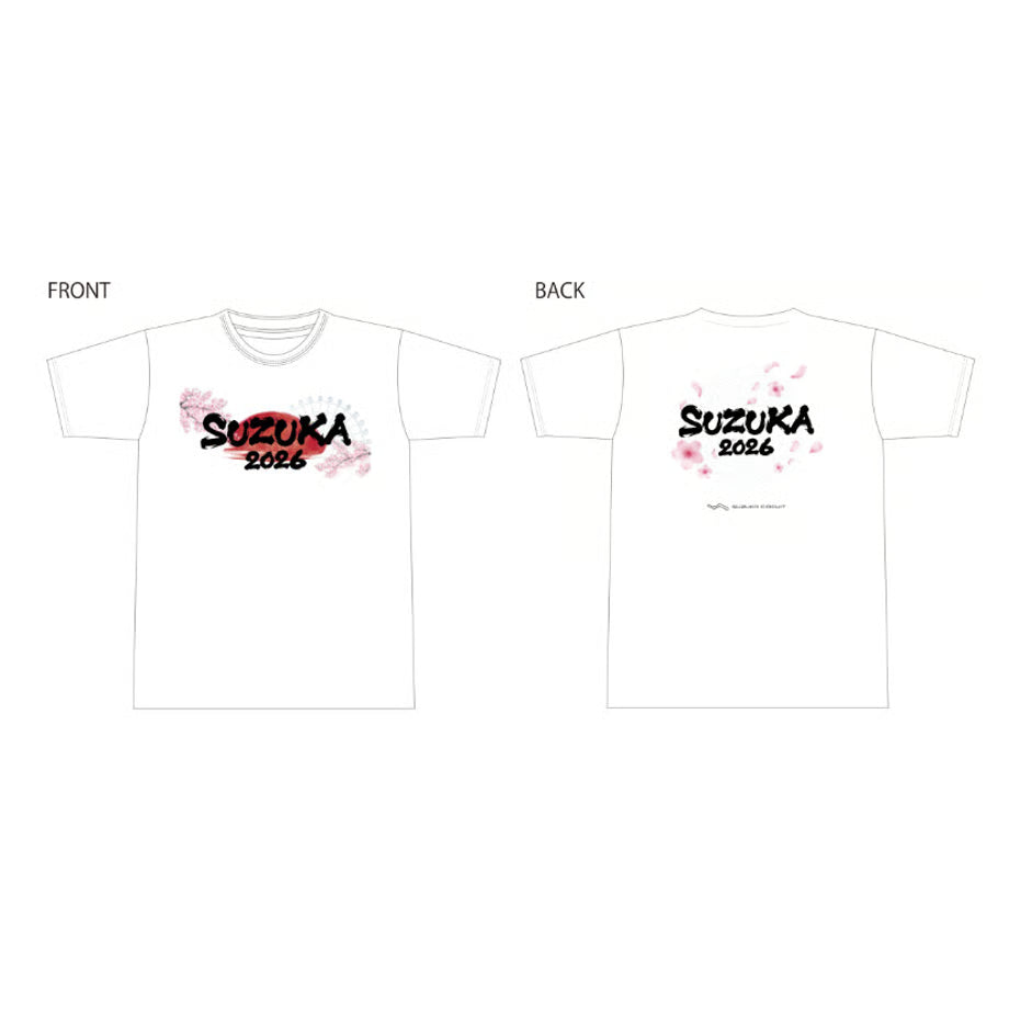 [Pre-Order] Suzuka Circuit 2026 Japanese GP Graphic T-Shirt - White [Suzuka Circuit Exclusive]