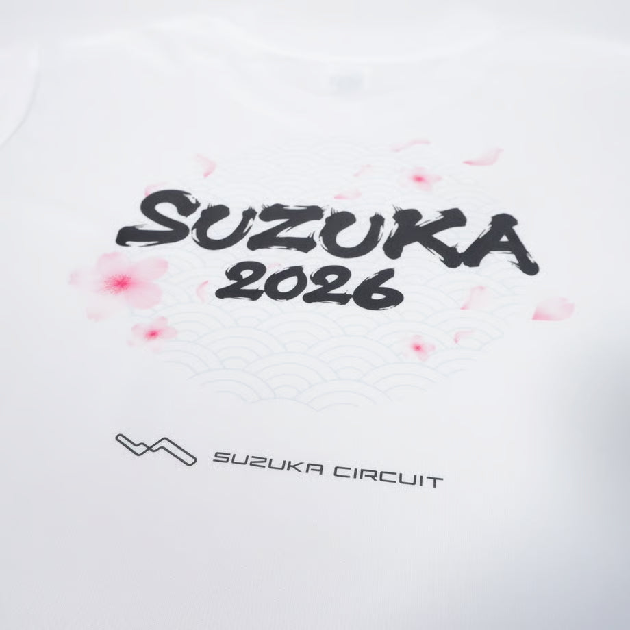 [Pre-Order] Suzuka Circuit 2026 Japanese GP Graphic T-Shirt - White [Suzuka Circuit Exclusive]