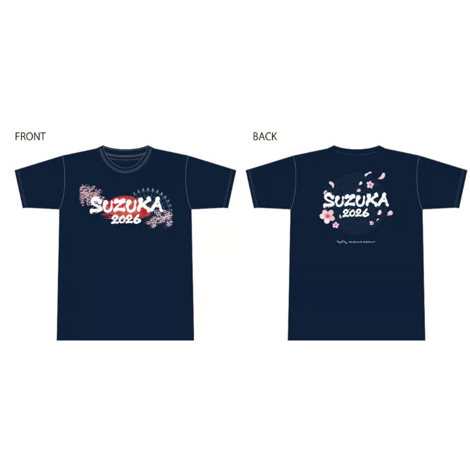 [Pre-Order] Suzuka Circuit 2026 Japanese GP Graphic T-Shirt - Navy [Suzuka Circuit Exclusive]