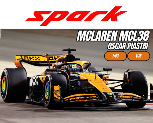 [Pre-Order] Spark 1:43 | 1:18 McLaren 2024 MCL38 Lando Norris | Oscar Piastri