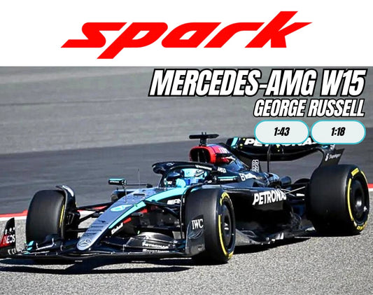 [Pre-Order] Spark 1:43 | 1:18 Mercedes-AMG F1 2024 W15 Lewis Hamilton | George Russell