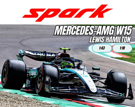 [Pre-Order] Spark 1:43 | 1:18 Mercedes-AMG F1 2024 W15 Lewis Hamilton | George Russell