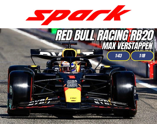 [Pre-Order] Spark 1:43 | 1:18 Red Bull Racing 2024 RB20 Max Verstappen | Sergio Perez