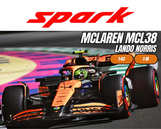 [Pre-Order] Spark 1:43 | 1:18 McLaren 2024 MCL38 Lando Norris | Oscar Piastri