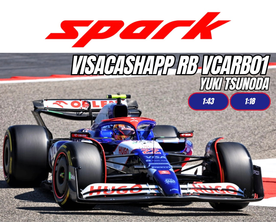 [Pre-Order] Spark 1:43 | 1:18 Visacashapp 2024 RB VCARB01 Yuki Tsunoda | Daniel Ricciardo