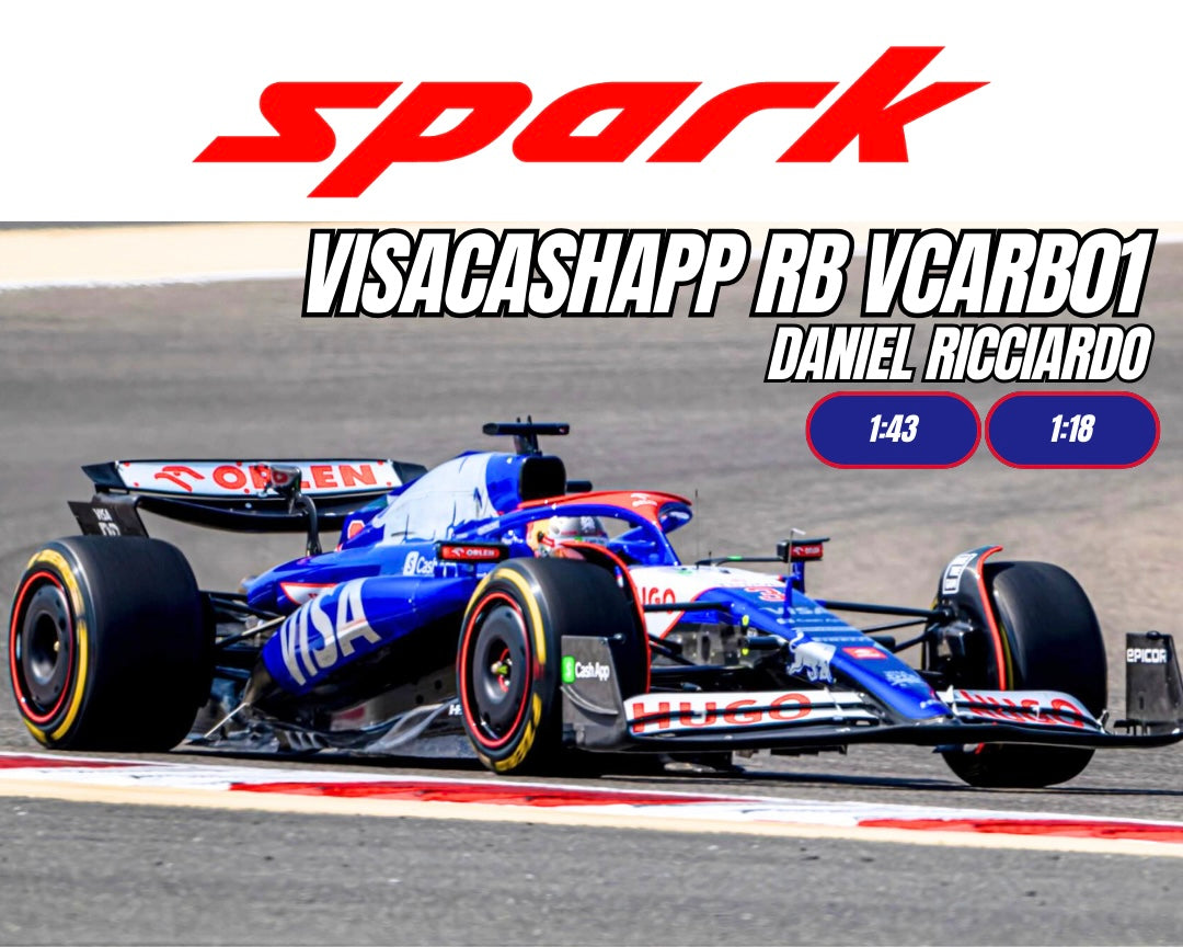 [Pre-Order] Spark 1:43 | 1:18 Visacashapp 2024 RB VCARB01 Yuki Tsunoda | Daniel Ricciardo