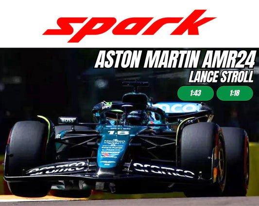 [Pre-Order] Spark 1:43 | 1:18 Aston Martin F1 204 AMR24 Fernando Alonso | Lance Stroll