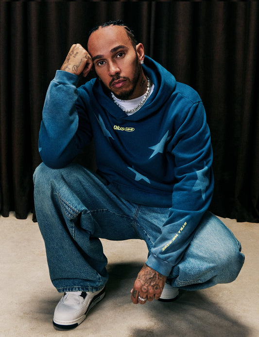 [Pre-Order] Plus 44 Silverstone 2026 Lewis Hamilton Sunfade Star Hoodie