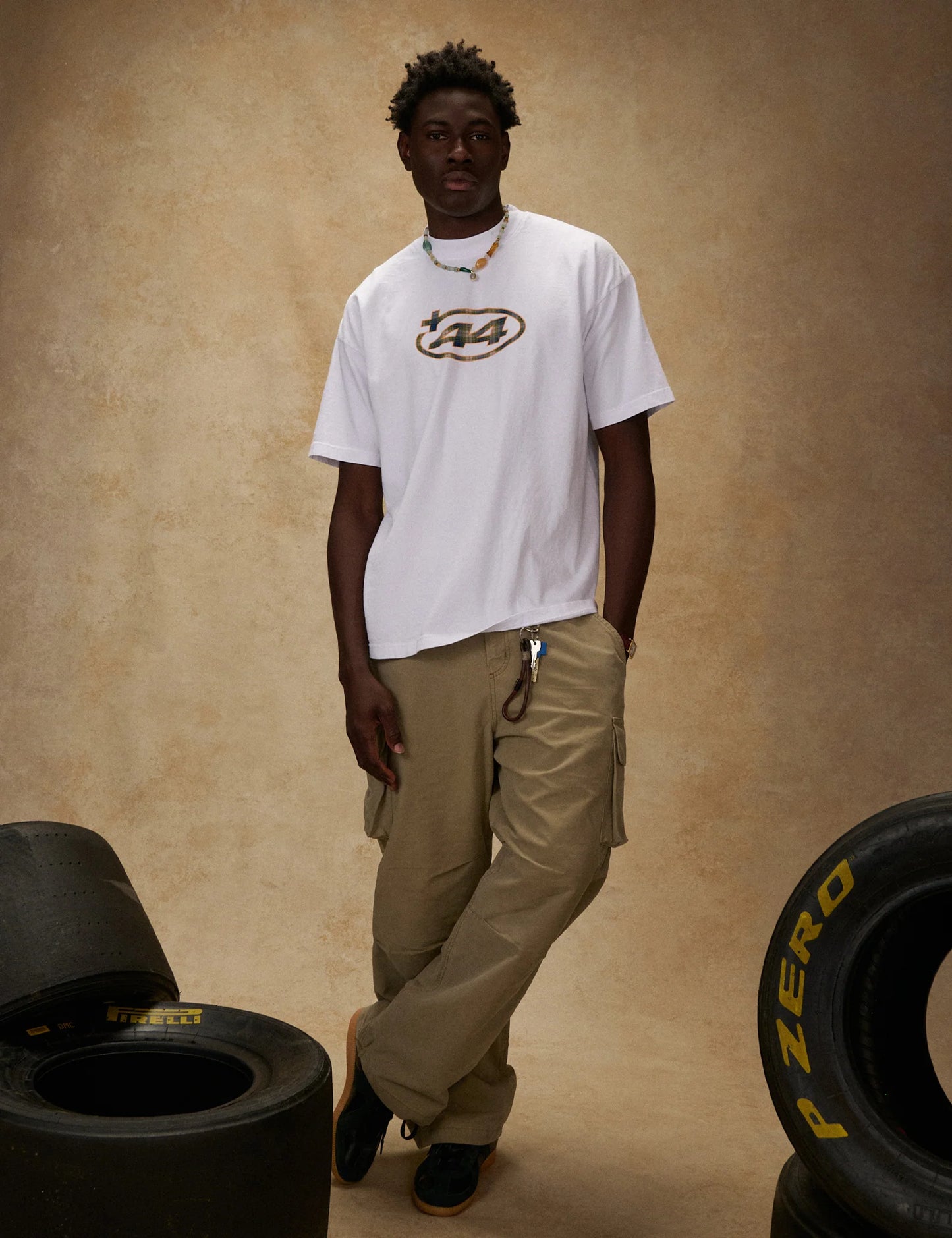 [Pre-Order] Plus 44 Silverstone 2026 Lewis Hamilton Plaid Boxy Tee