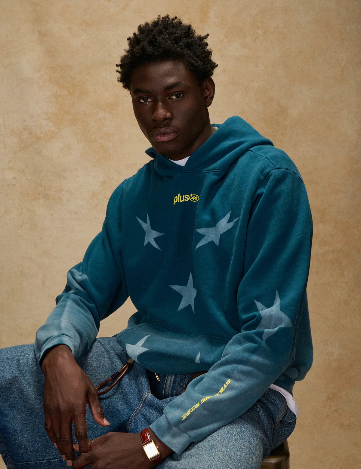 [Pre-Order] Plus 44 Silverstone 2026 Lewis Hamilton Sunfade Star Hoodie