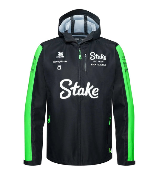 Stake F1 Kick Sauber 2024 Team Rain Jacket