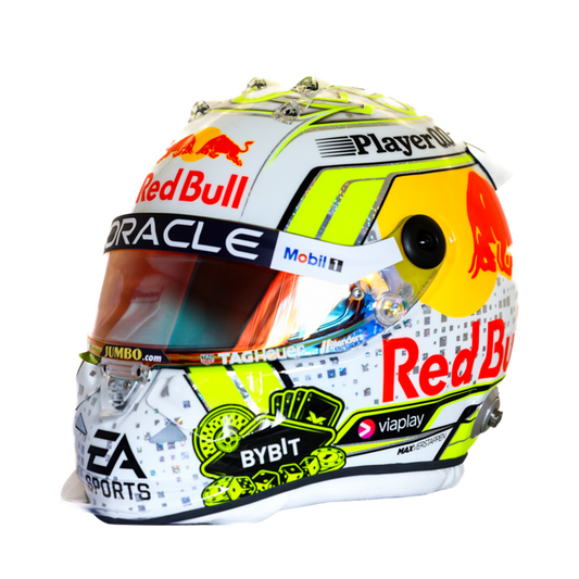 [Pre-Order] Oracle Red Bull Racing 2023 Max Verstappen Las Vegas GP Helmet 1:4 & 1:2